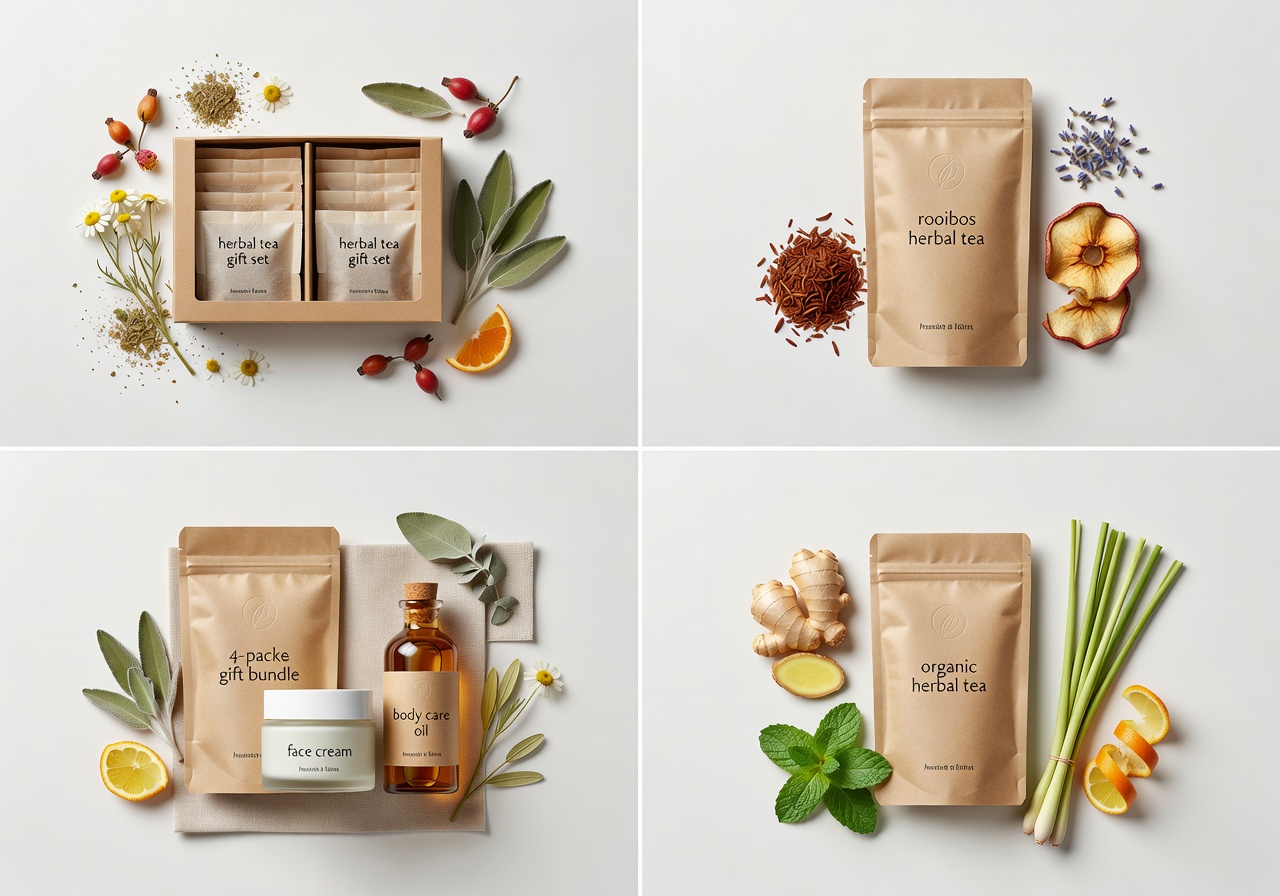 Kräutertee Set „Jahreszeiten“ (4er Pack)